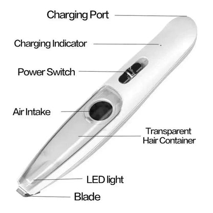 Professional Pet Grooming Vacuum Trimmer