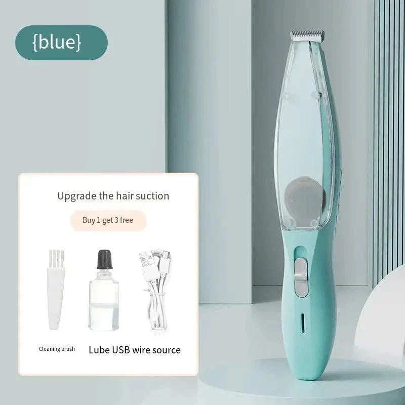 Cordless Pet Paw Trimmer with Hair Suction
