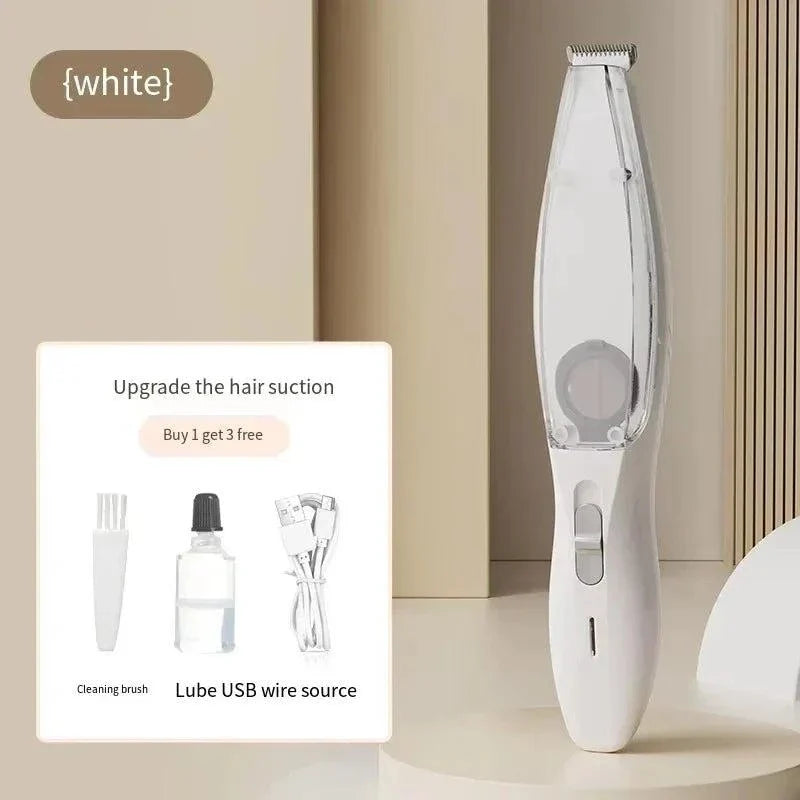 Cordless Pet Paw Trimmer with Hair Suction