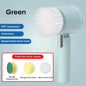 5-In-1 Electric Spin Scrubber Cleaning Brush for Bathroom Tile Bathtub Sink with 5 Replaceable Brush Heads